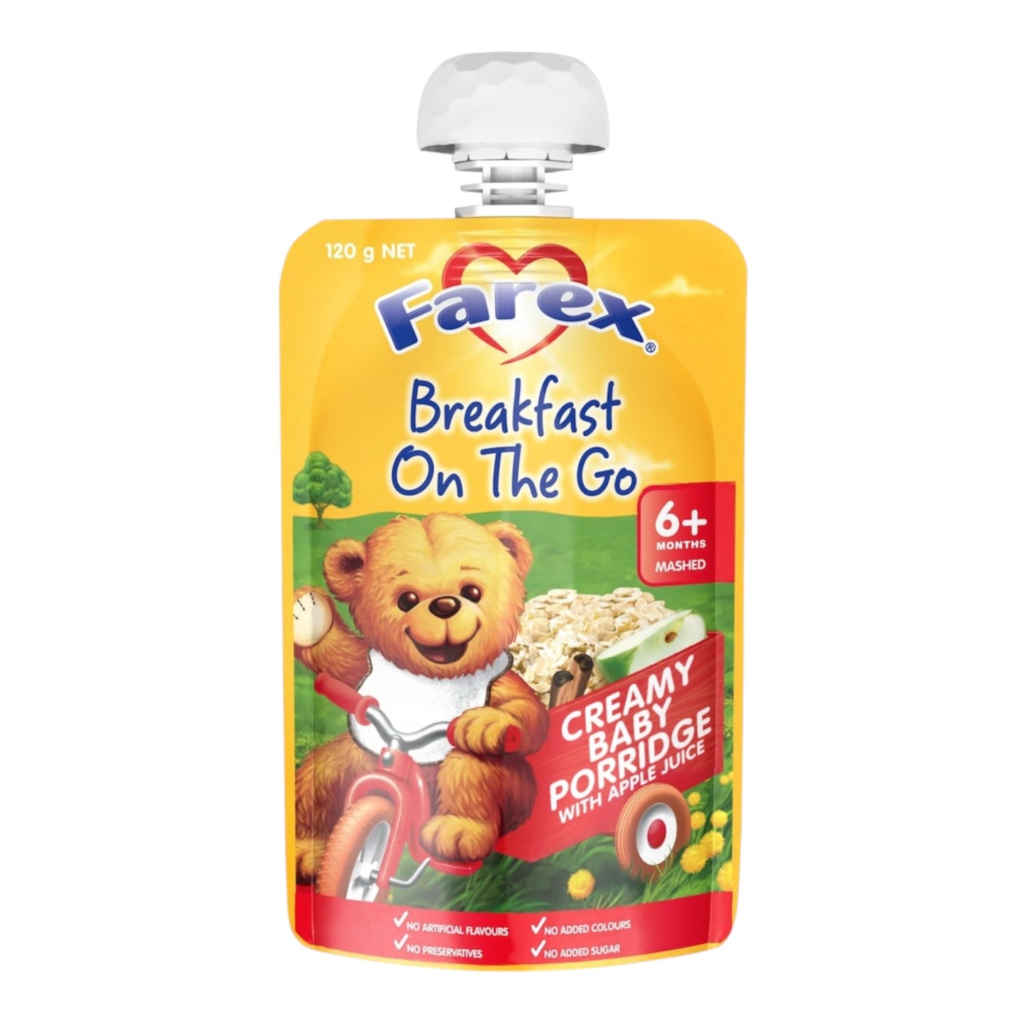 Farex Breakfast On The Go Creamy Baby Food Porridge 6+ Months