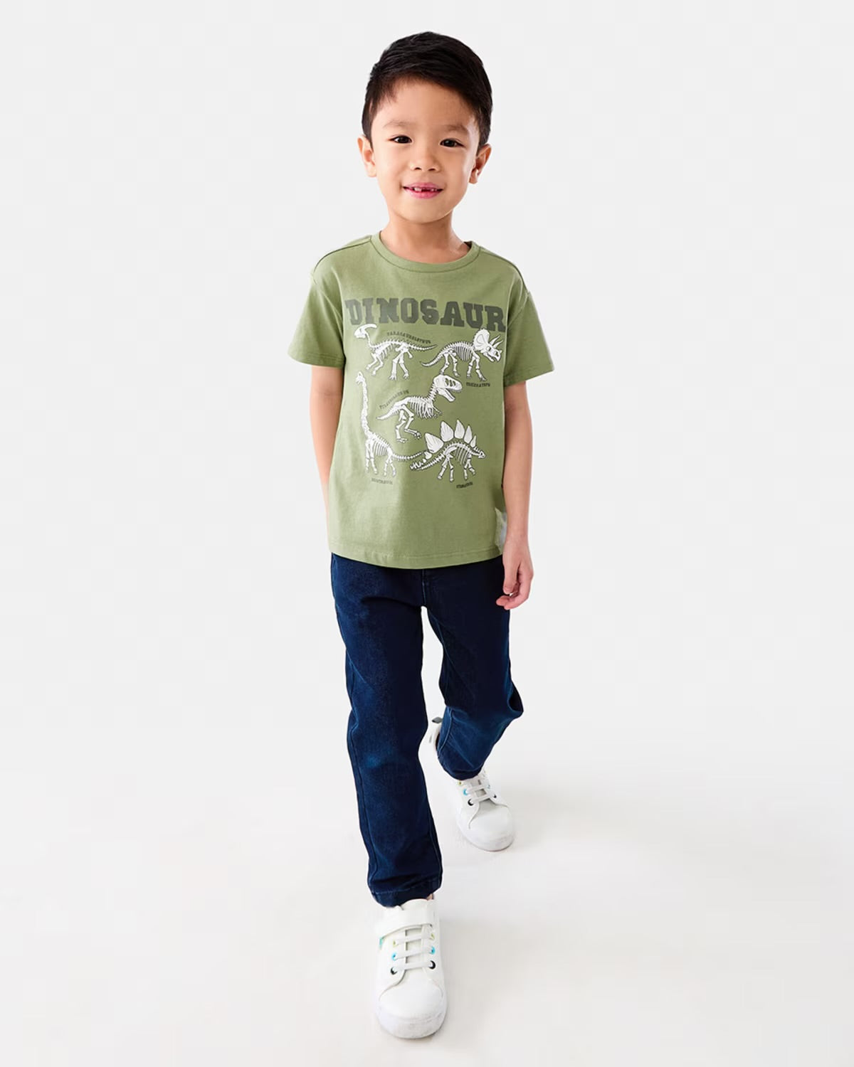 Chest Print T-shirt -(size 2-3Y)