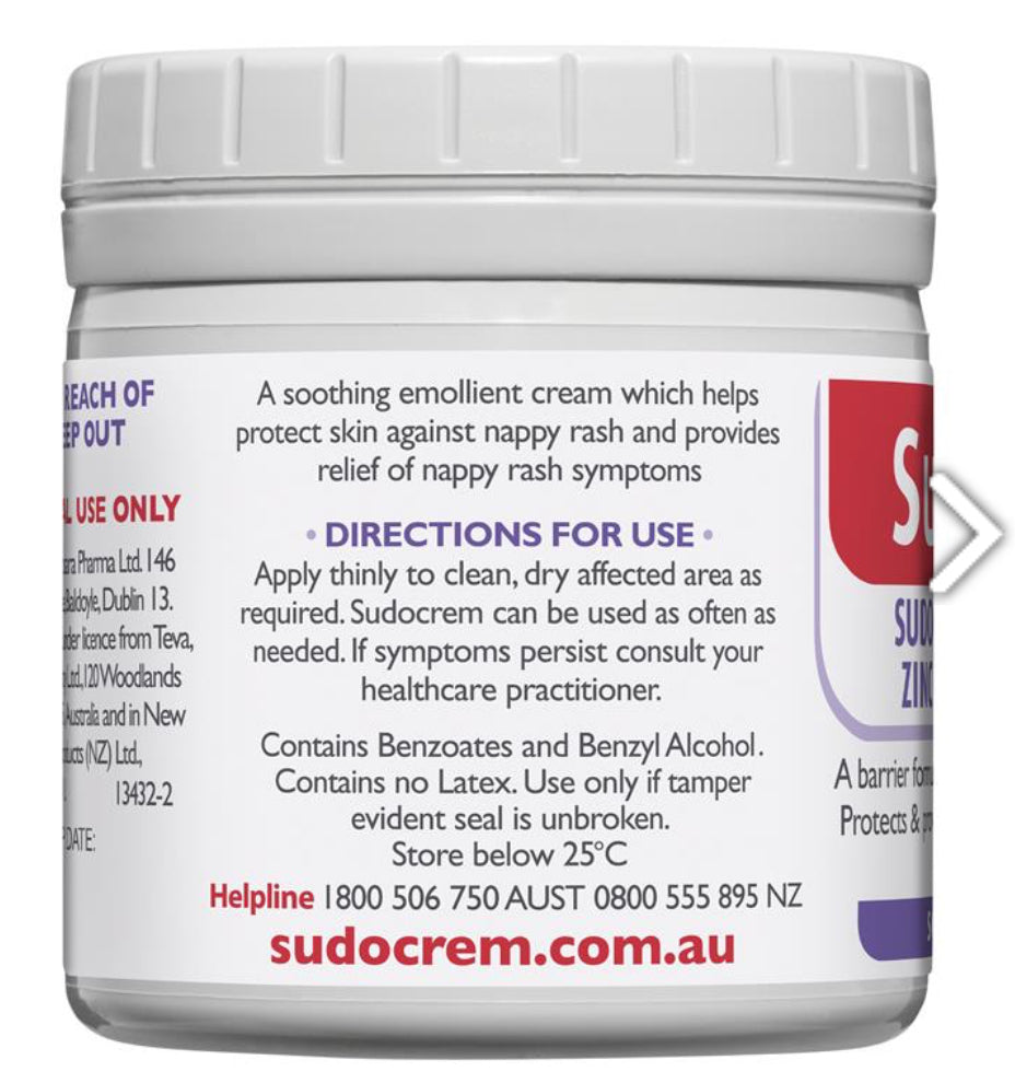 Sudocrem Healing Cream 125g for Nappy Rash