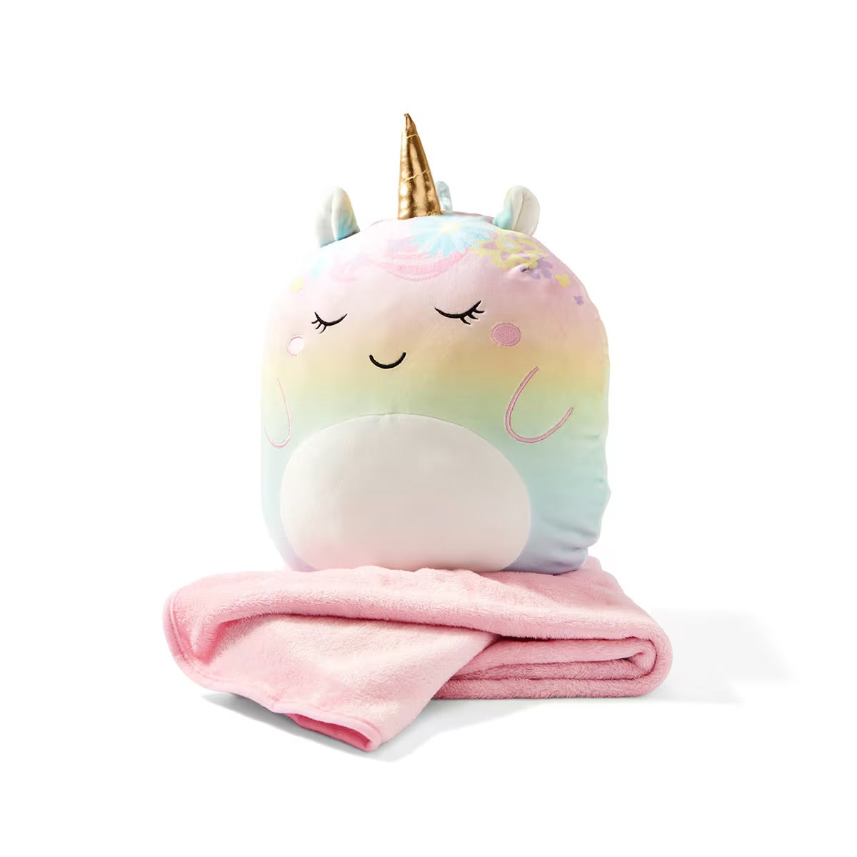 2-in-1 Unicorn Travel Blanket and Pillow