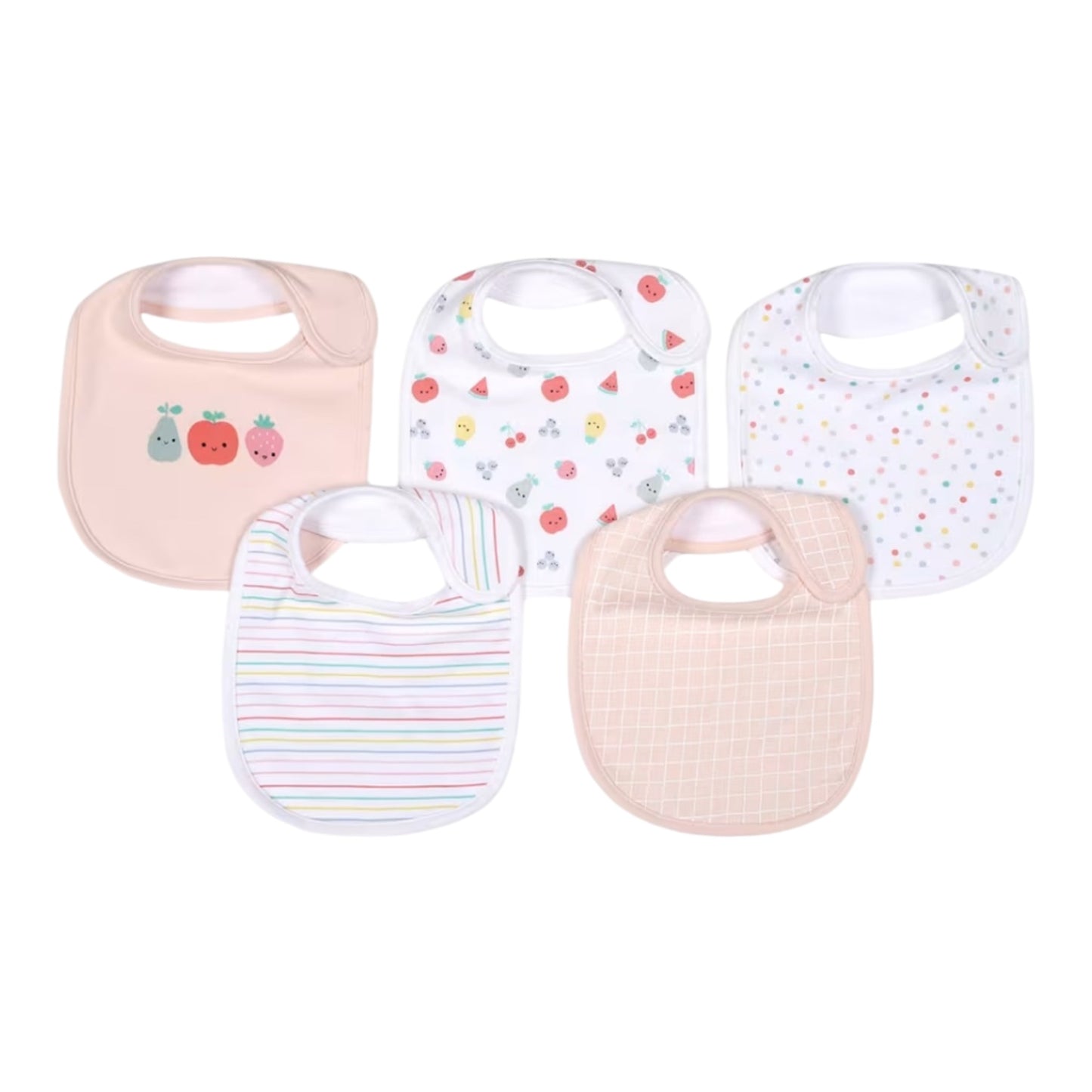 5 Pack Bibs - Fruits