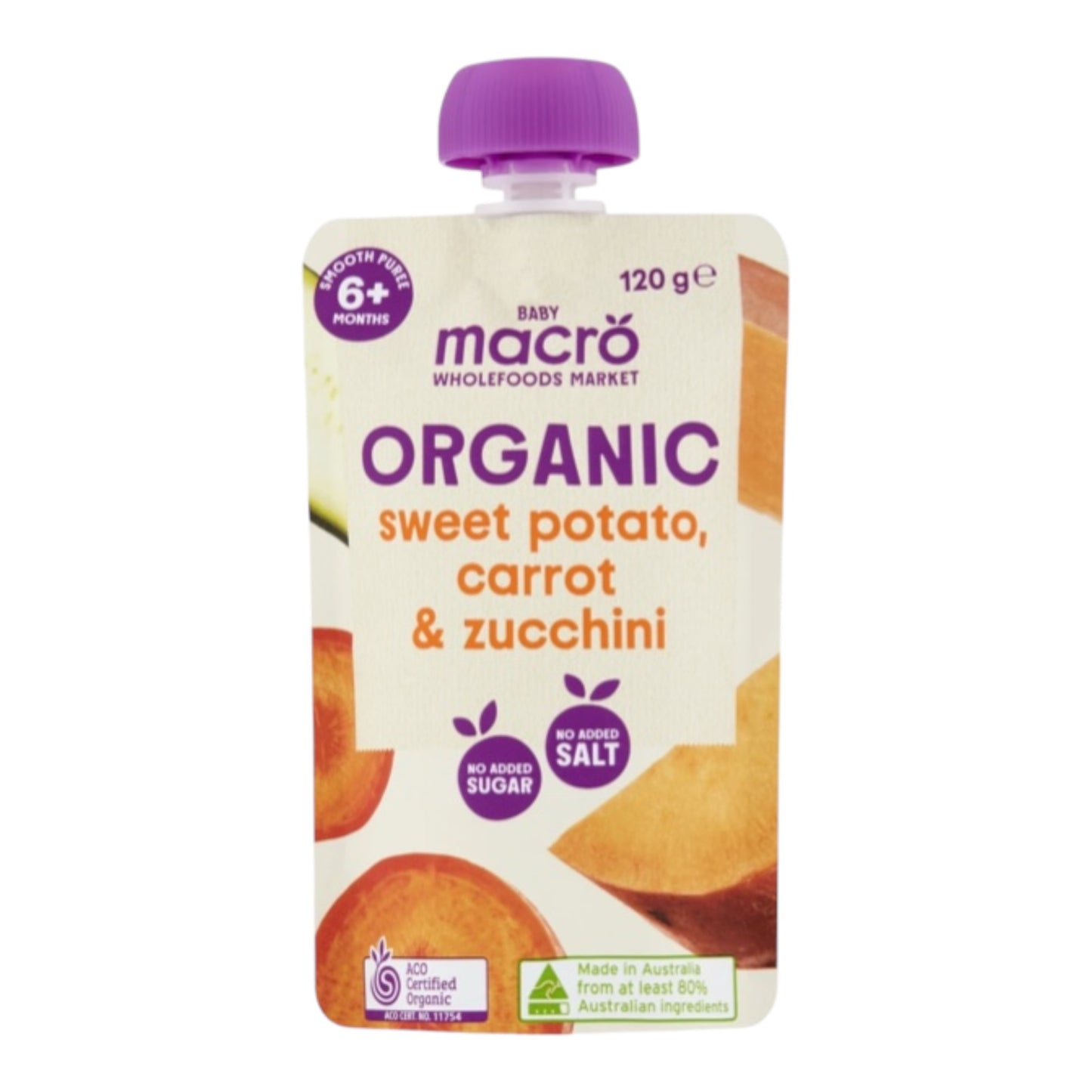 Macro Organic Baby Food Sweet Potato Carrot & Zucchini