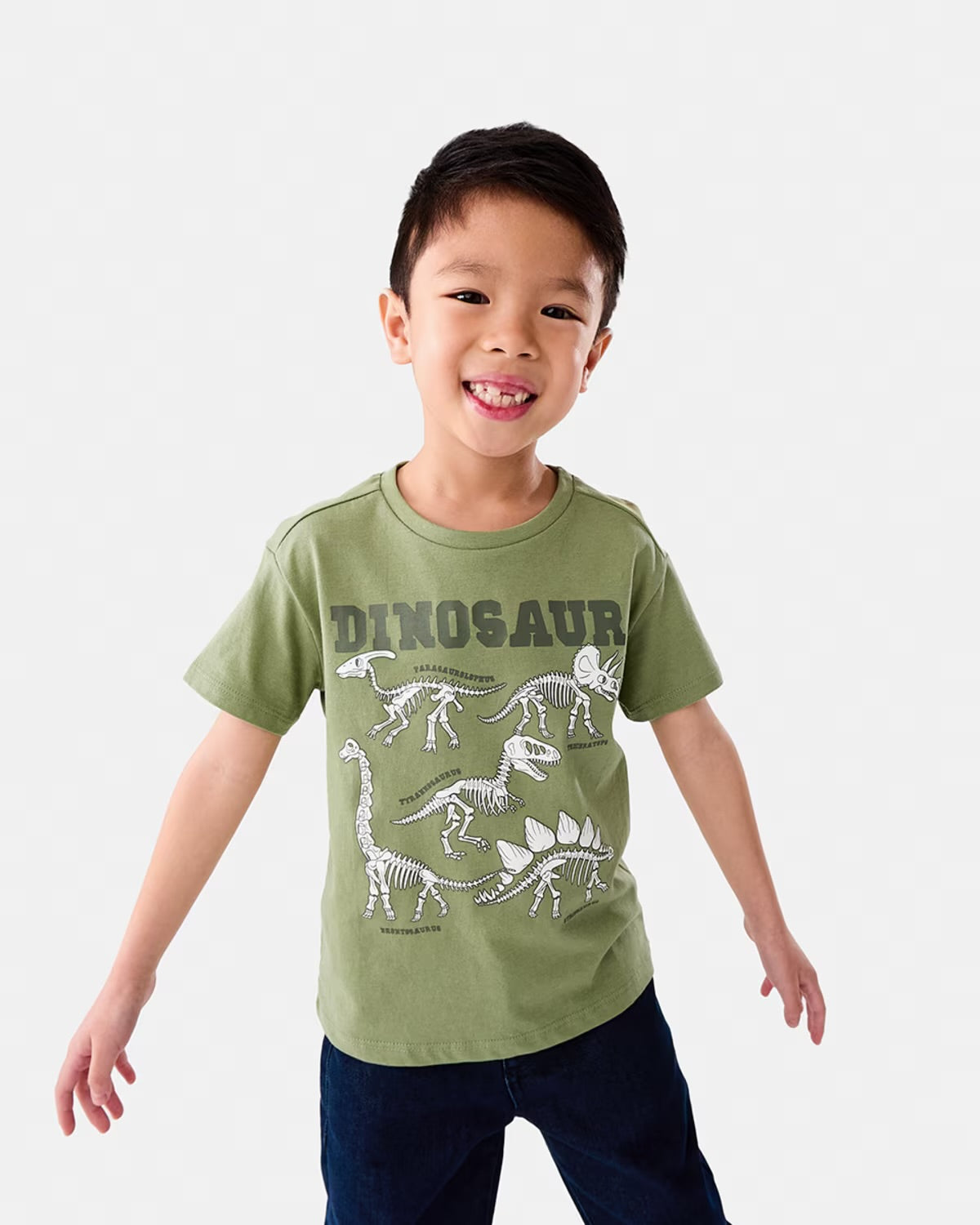 Chest Print T-shirt -(size 2-3Y)