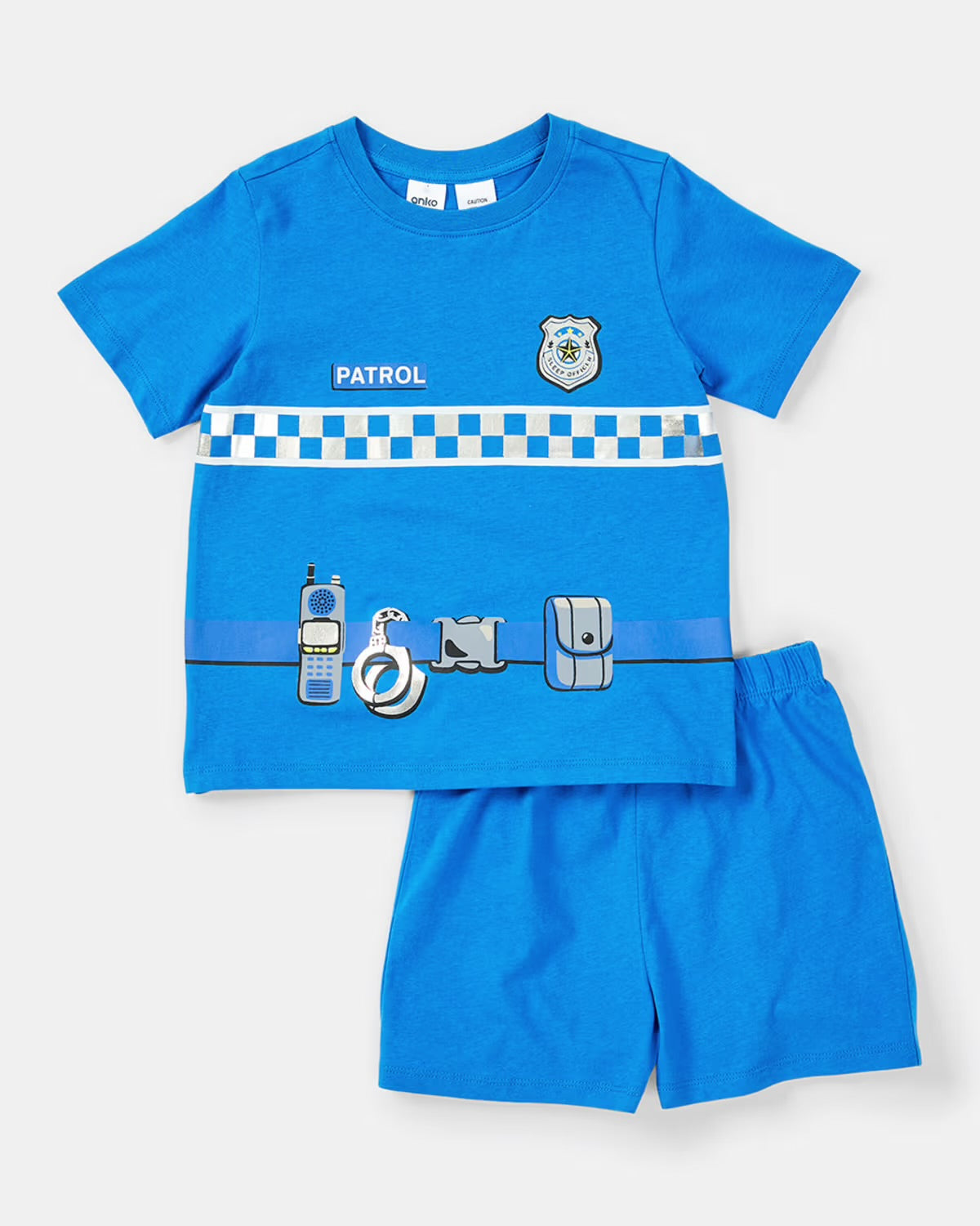 Short Sleeve Jersey Knit Pyjama Set -(size 2-3Y)