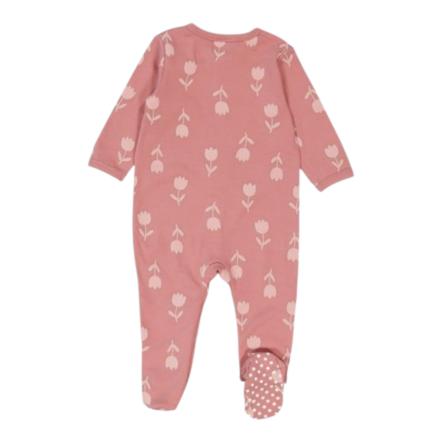 Baby Cotton 2-Way Zip Romper -(size NB)