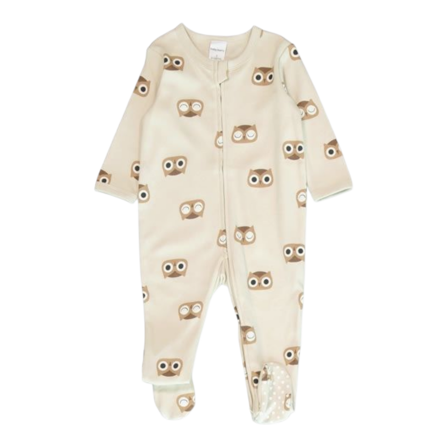 Baby Cotton 2-Way Zip Romper -(size NB)