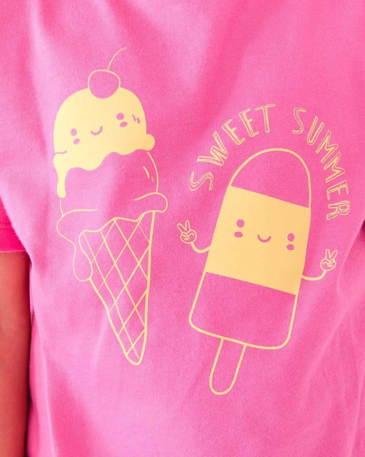 Short Sleeve Print T-shirt -(size 2-3Y)