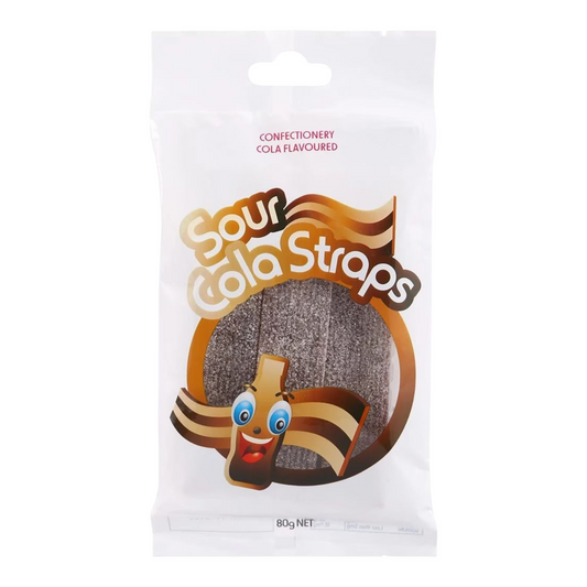 Sour Cola Straps 80g
