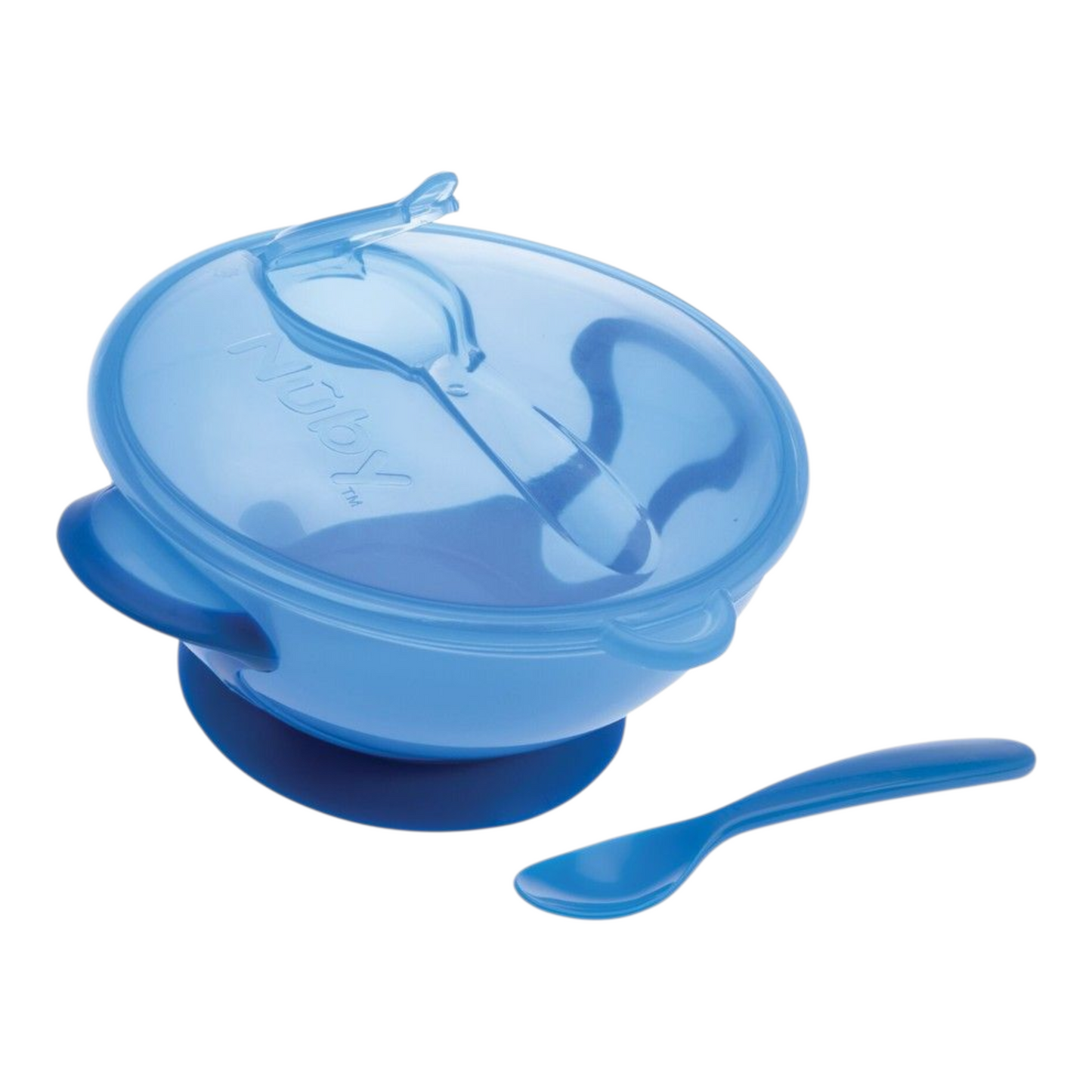 Nuby Suction Bowl with Spoon & Lid