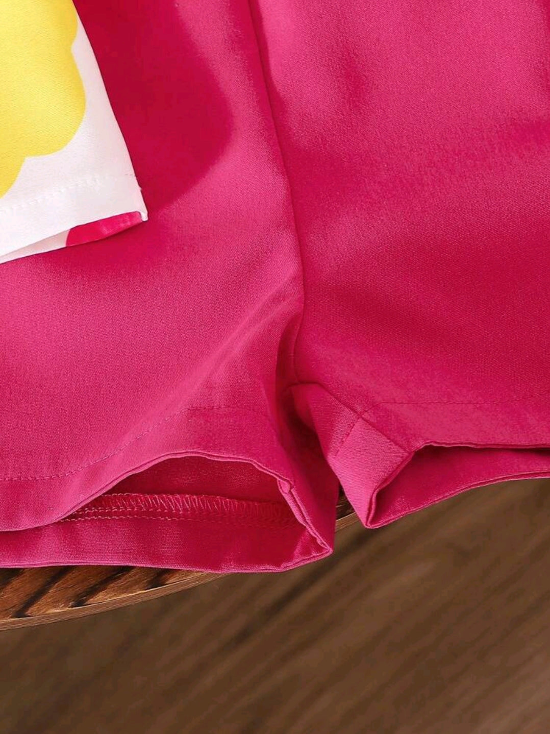 Baby Girls Casual Floral Print Bowknot Decor Top And Shorts Set, Summer -(size 3-6M)