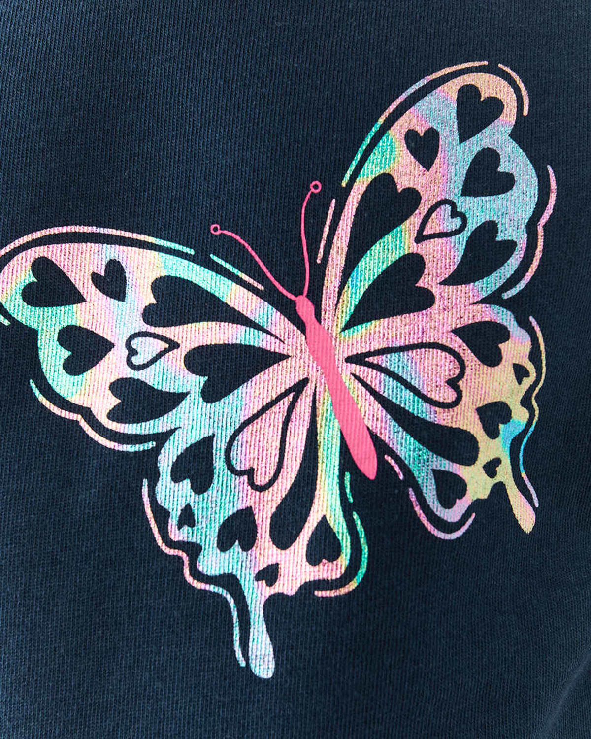 Short Sleeve Placement Print T-shirt -(size 1-2Y)