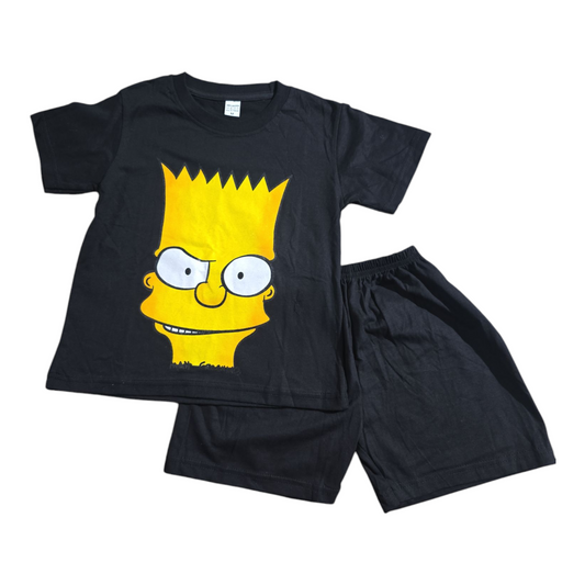 Bart 2pc black -(size M)
