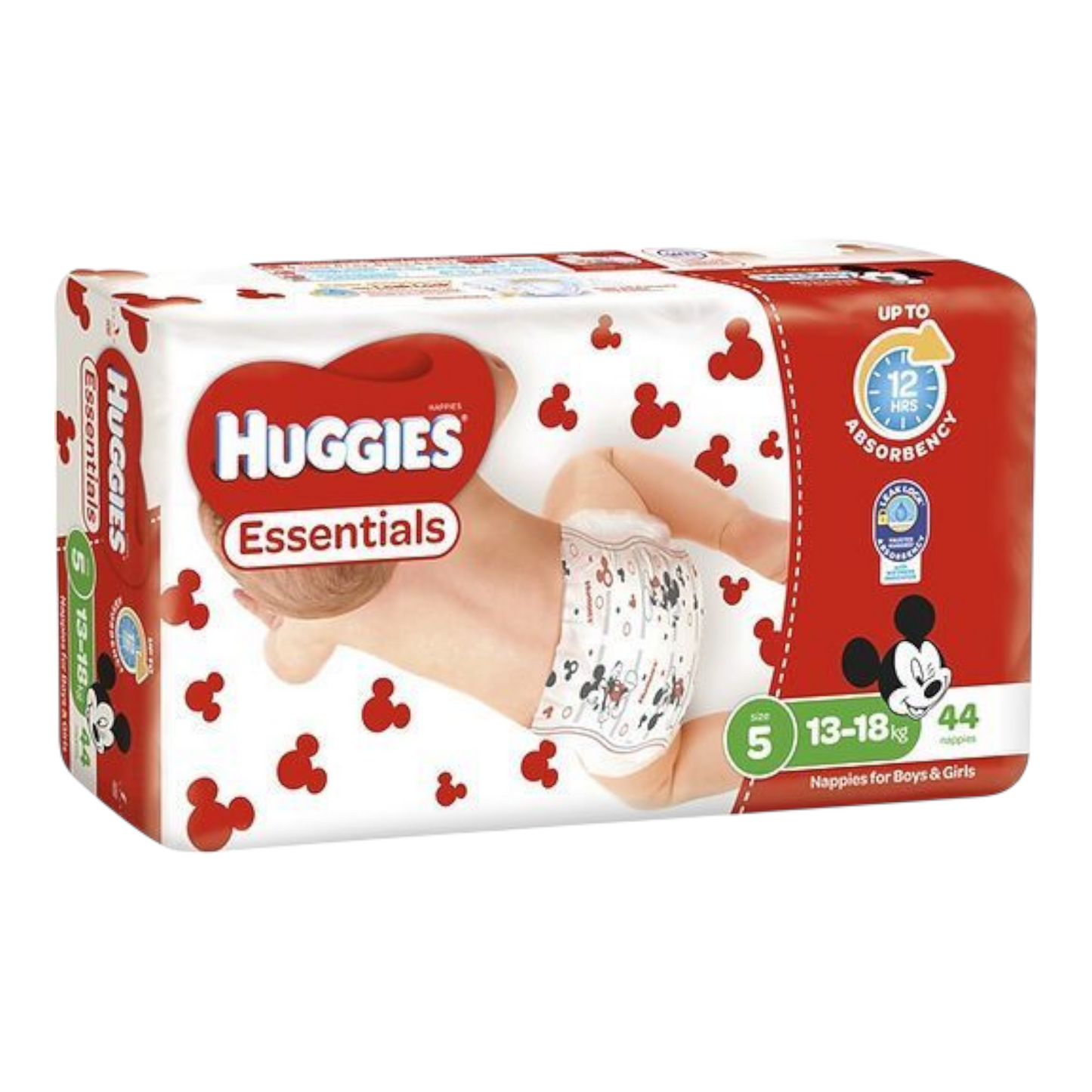 Huggies Essentials Size 5 Walker - 44 Pack