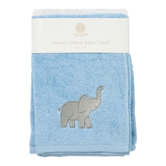 Dymples Organic Cotton Towel - Elephant