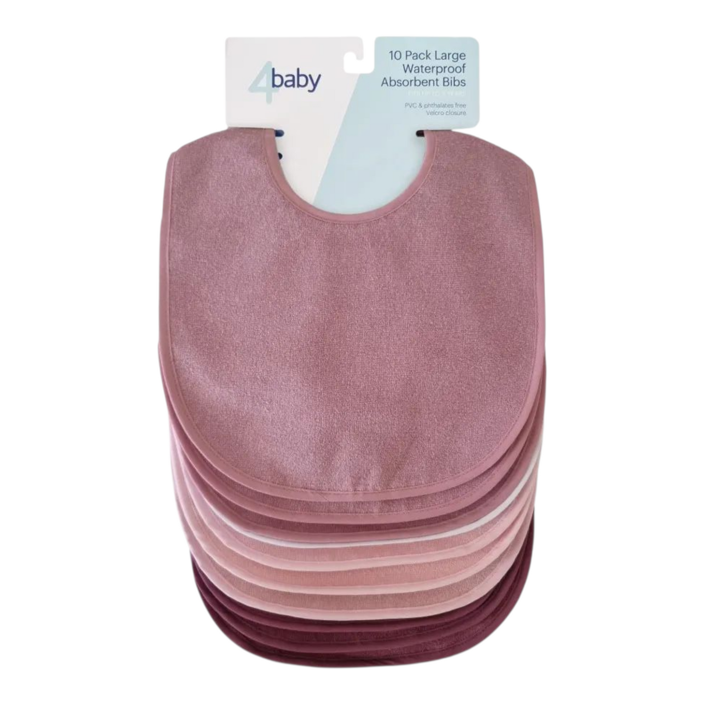 Bib Waterproof Absorbent Girl - 10 Packs