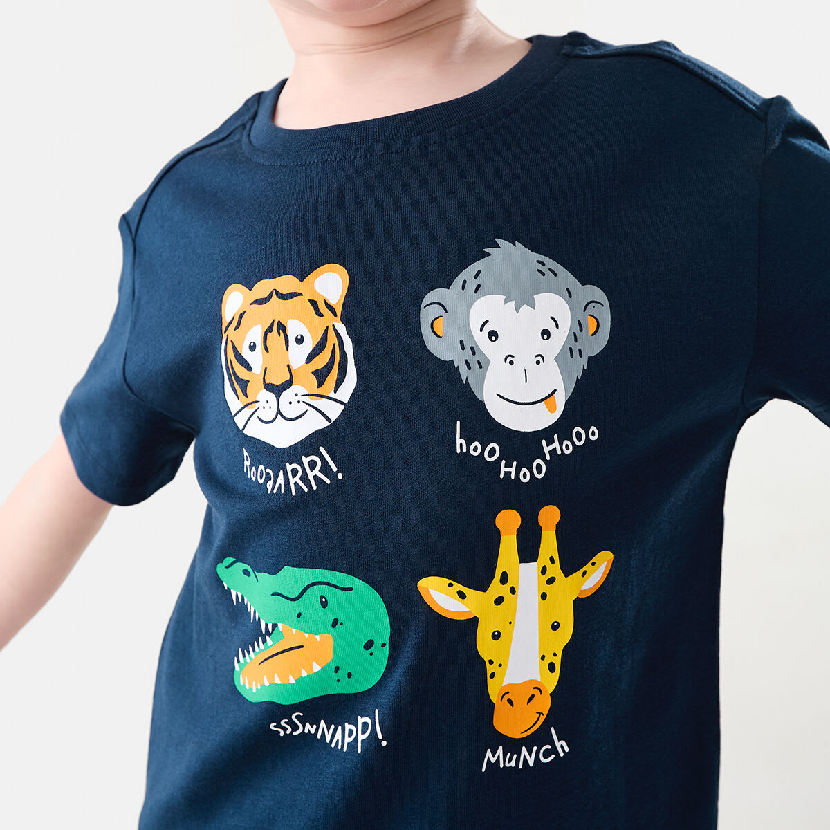 Chest Print T-shirt -(size 1-2Y)