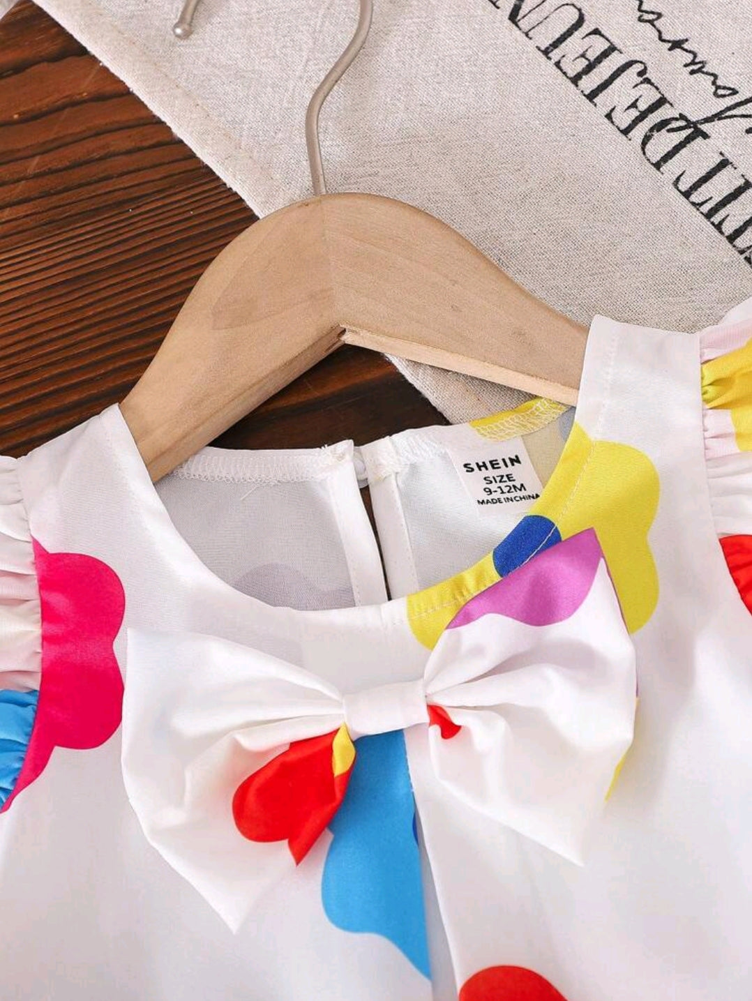 Baby Girls Casual Floral Print Bowknot Decor Top And Shorts Set, Summer -(size 3-6M)