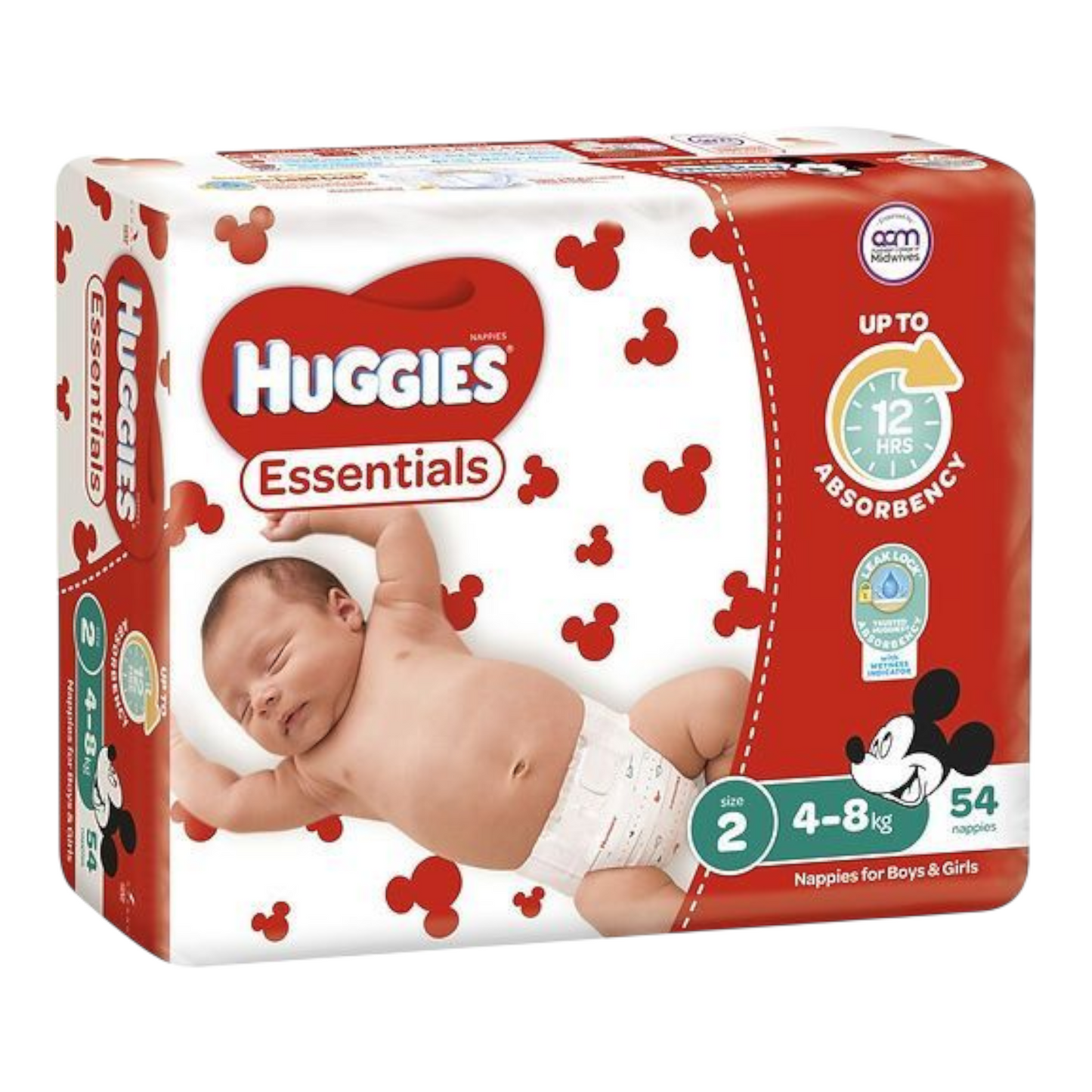 Huggies Essentials Size 2 Infant - 54 Pack