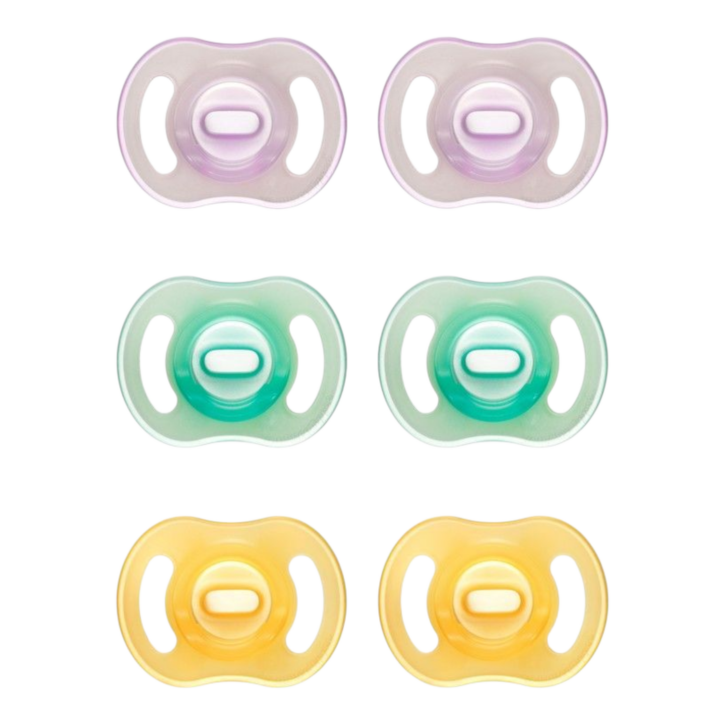 Tommee Tippee Ultra Light Night Glow Soother 2 Pack 0-6 Months