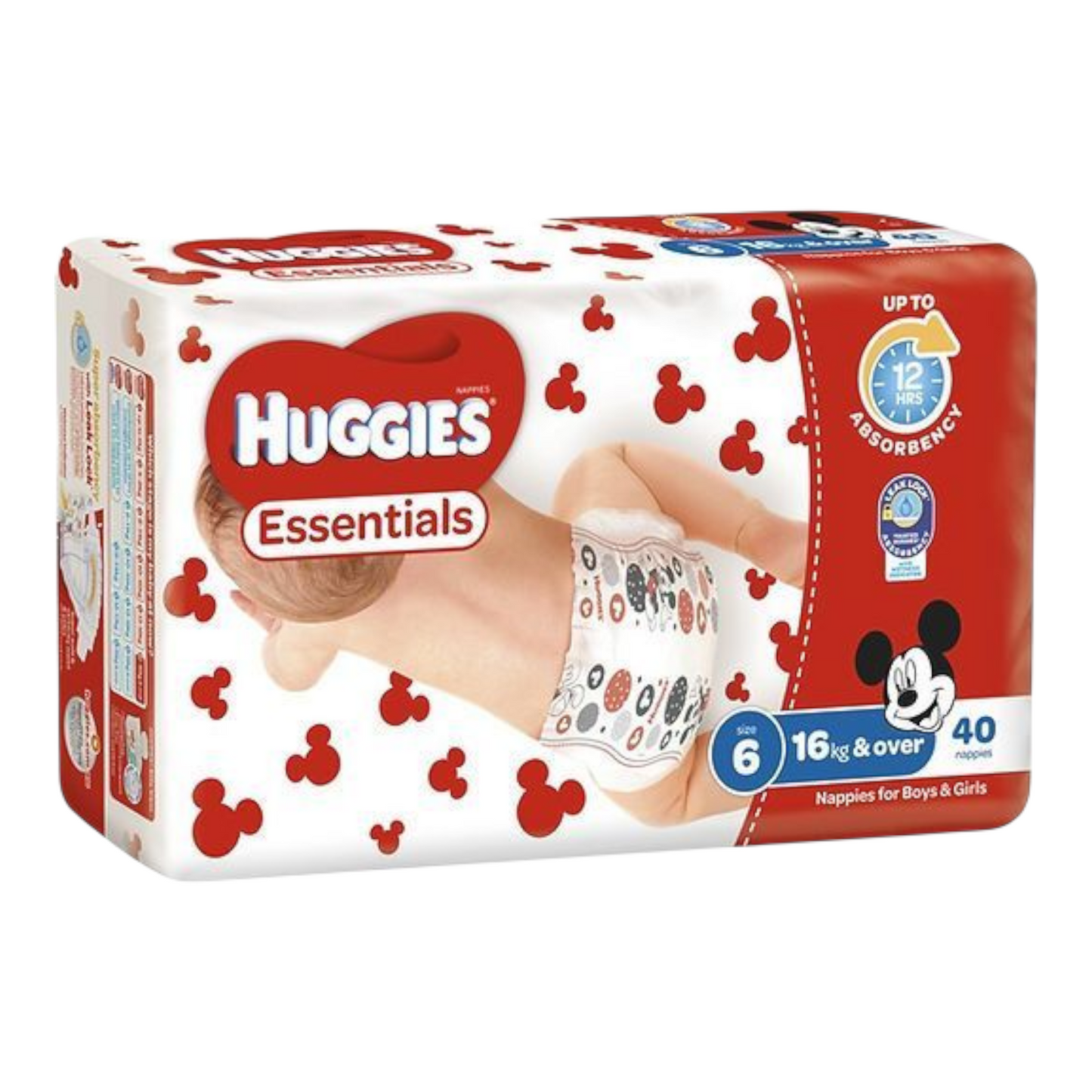 Huggies Essentials Size 6 Junior - 40 Pack