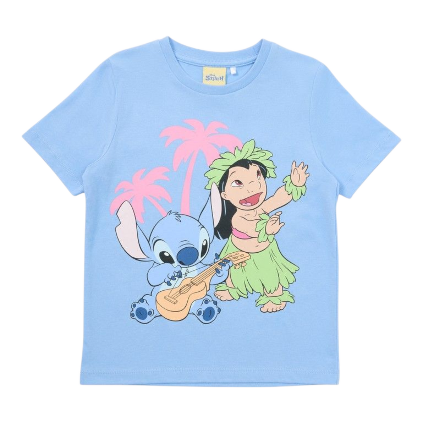 Disney Kids Lilo & Stitch Print Tee - Serenity Blue -(size 2-3Y)