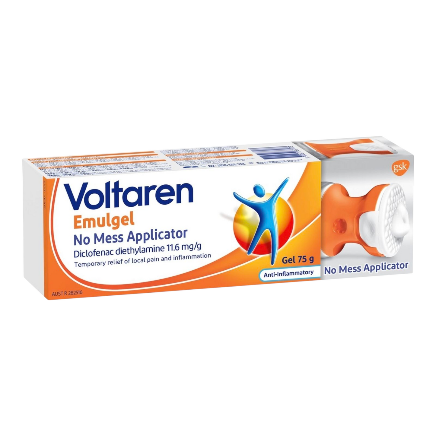 Voltaren Emulgel No Mess Applicator 75g