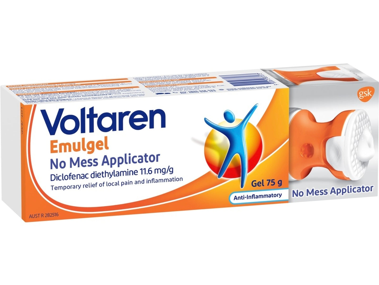 Voltaren Emulgel No Mess Applicator 75g