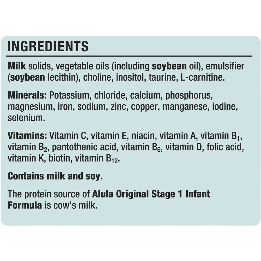 Alula Original Newborn 0-6 months Infant Formula 900g