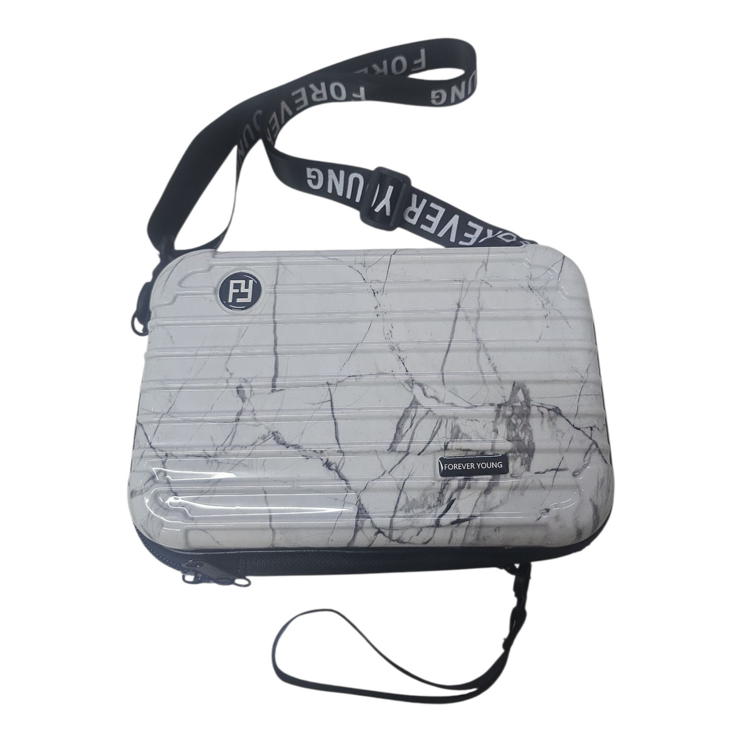 Medium hardshell crossbody bag