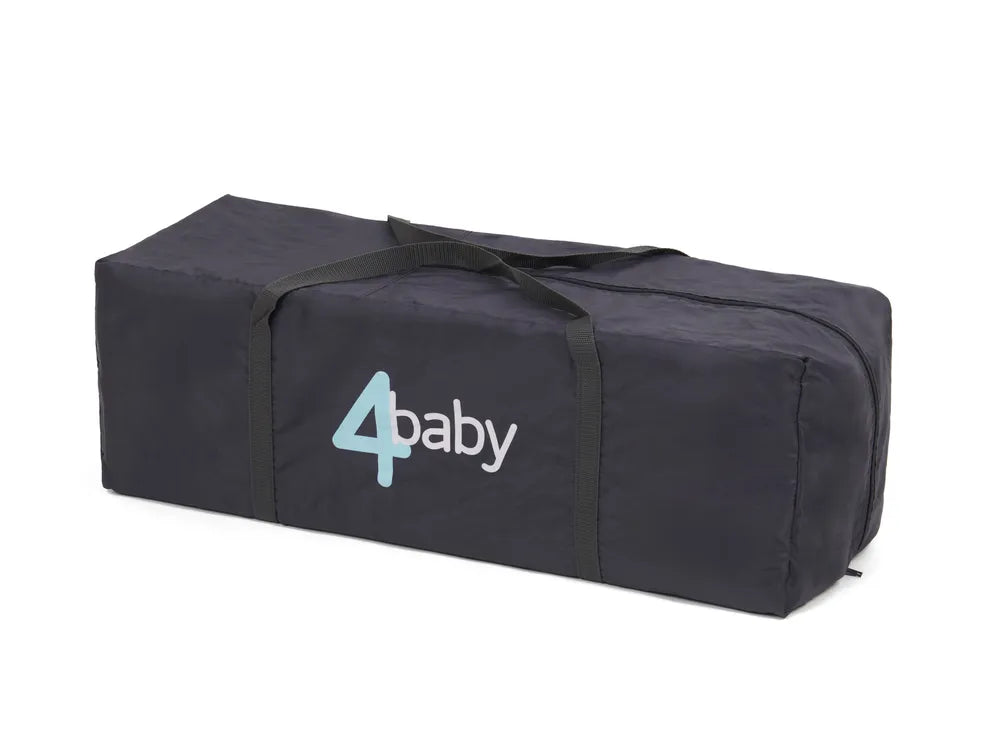 4Baby Clouds 2- In-1 V2 Portacot Grey Spot