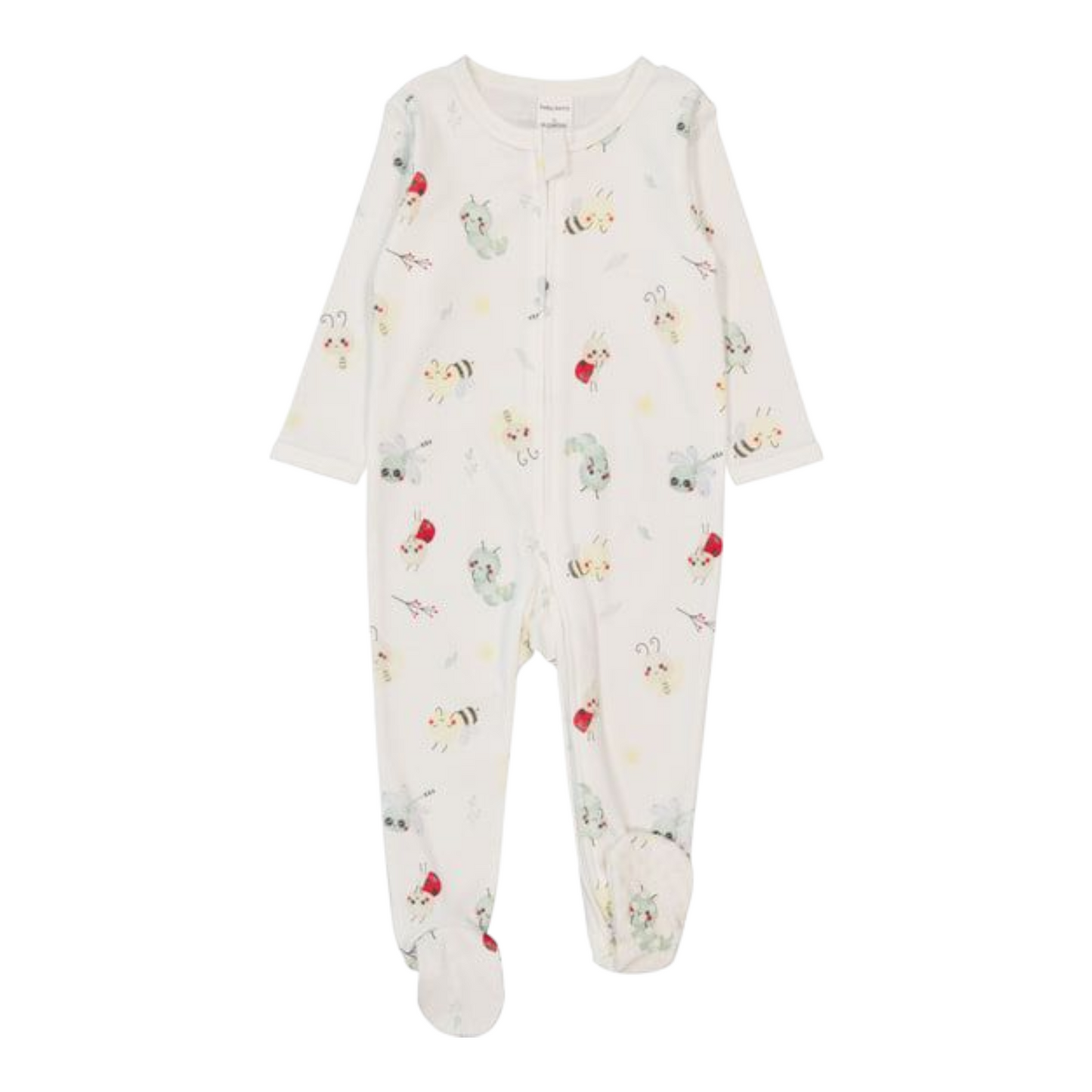 Baby Cotton 2-Way Zip Romper -(size NB)