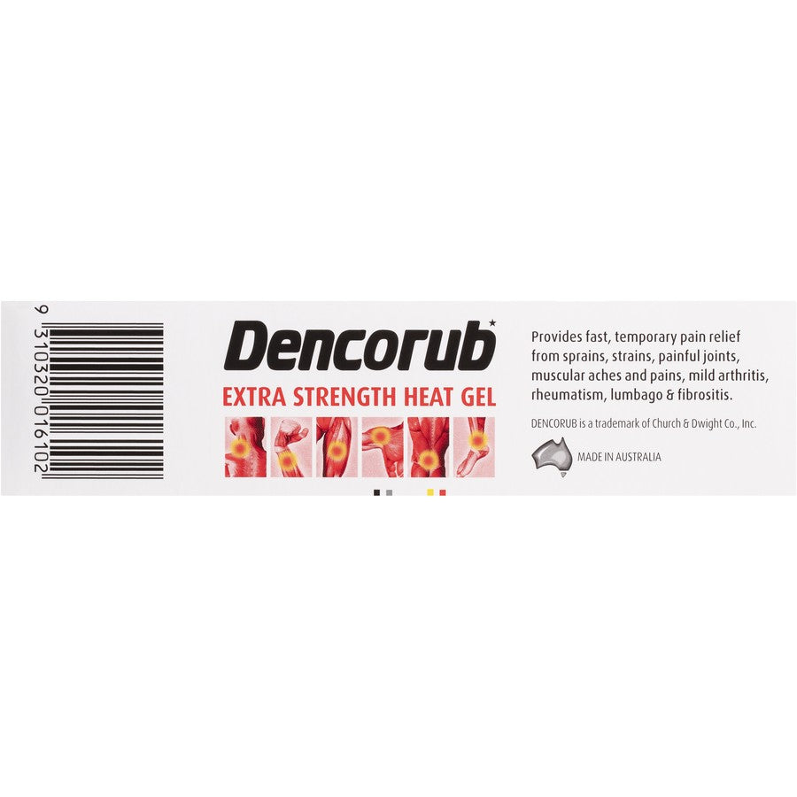 Dencorub Extra Strength Heat Gel 100g