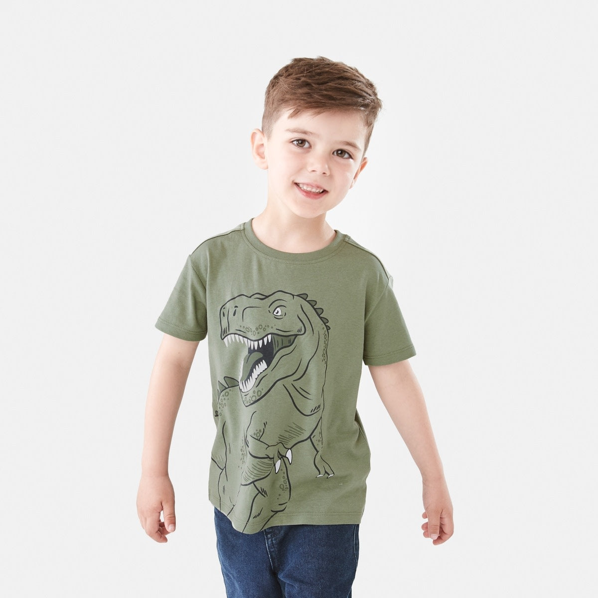 Chest Print T-shirt -(size 2-3Y)