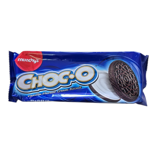 Munchy's CHOC.O Vanilla Flavour Cream Biscuit 72g