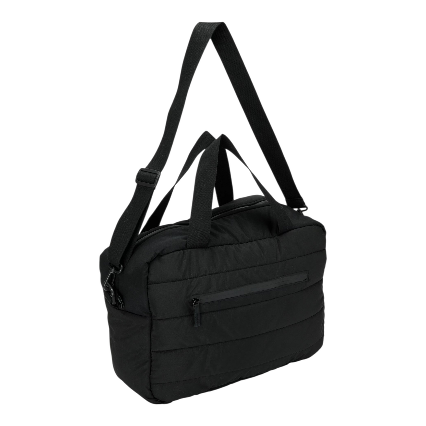 Quilted Nappy Bag - Black