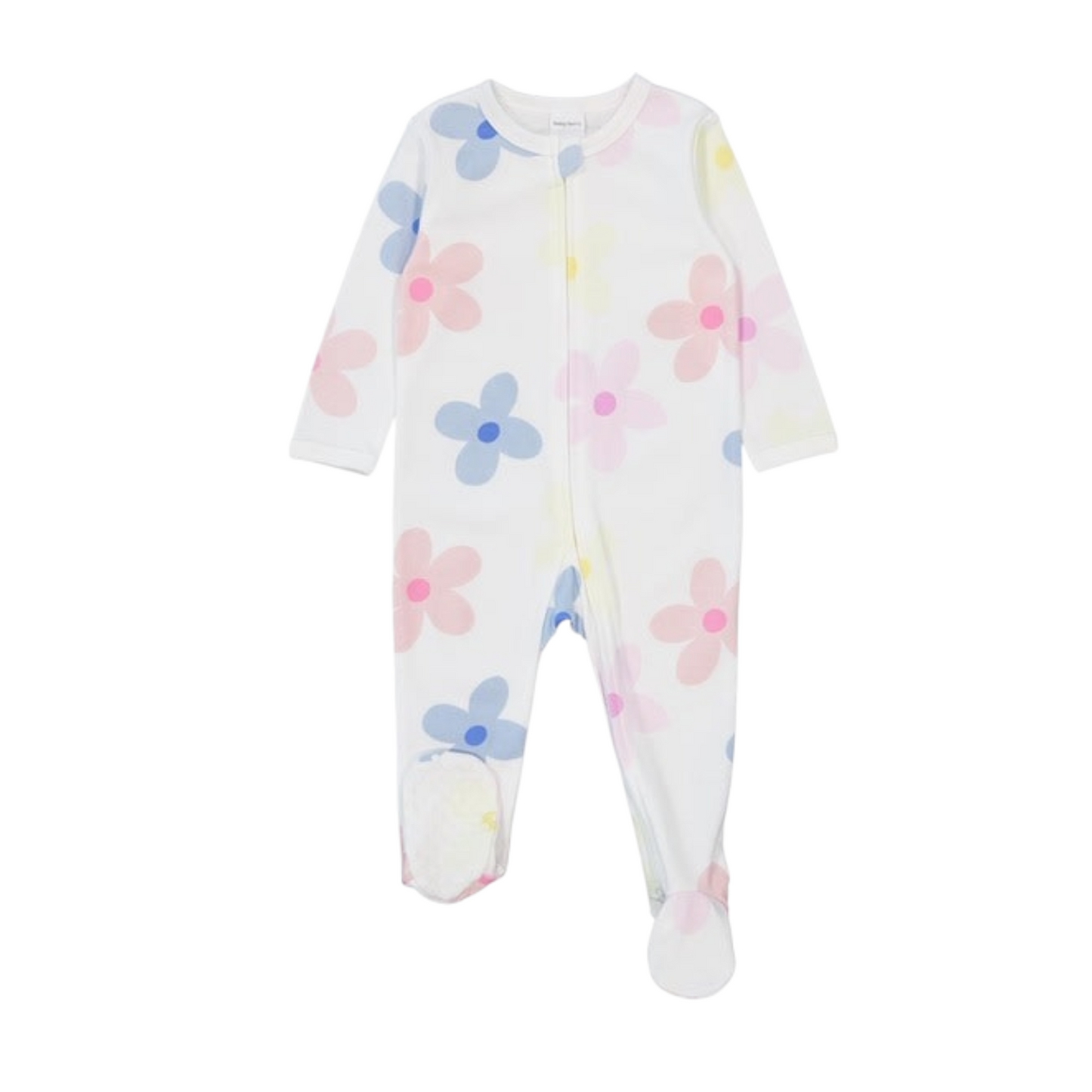 Baby Cotton 2-Way Zip Romper