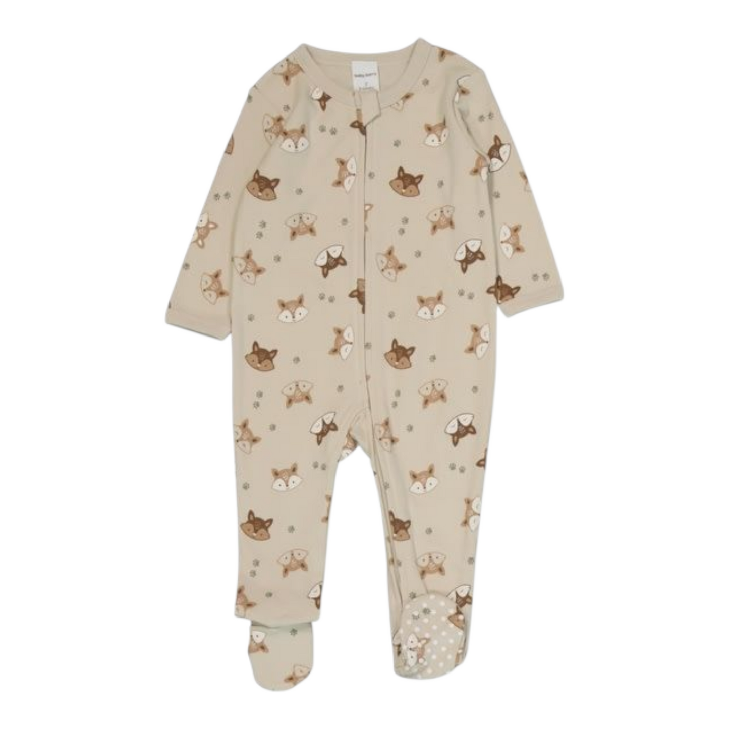 Baby Cotton 2-Way Zip Romper
Colour | Cream -(size 3-6M)