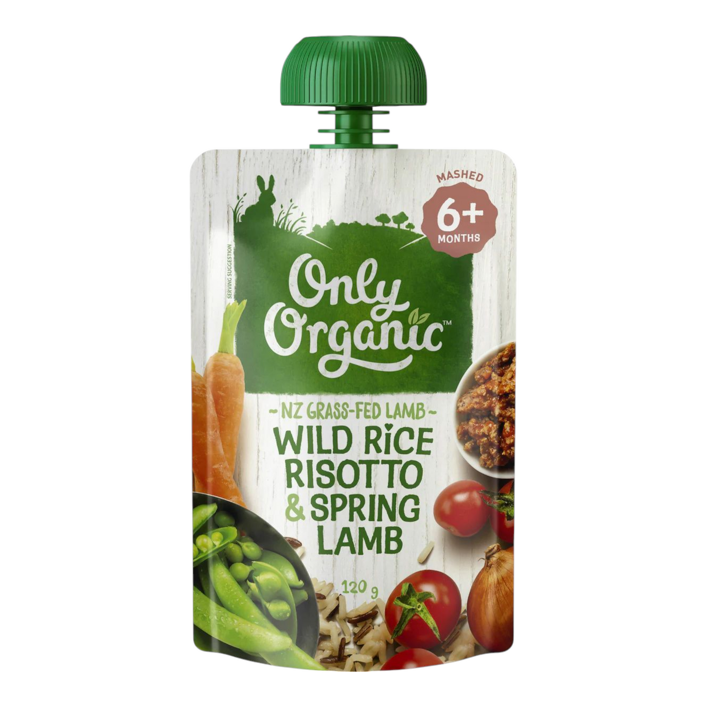 Only Organic Wild Rice Risotto Spring Lamb Wild Rice Risotto Spring Lamb 120g
