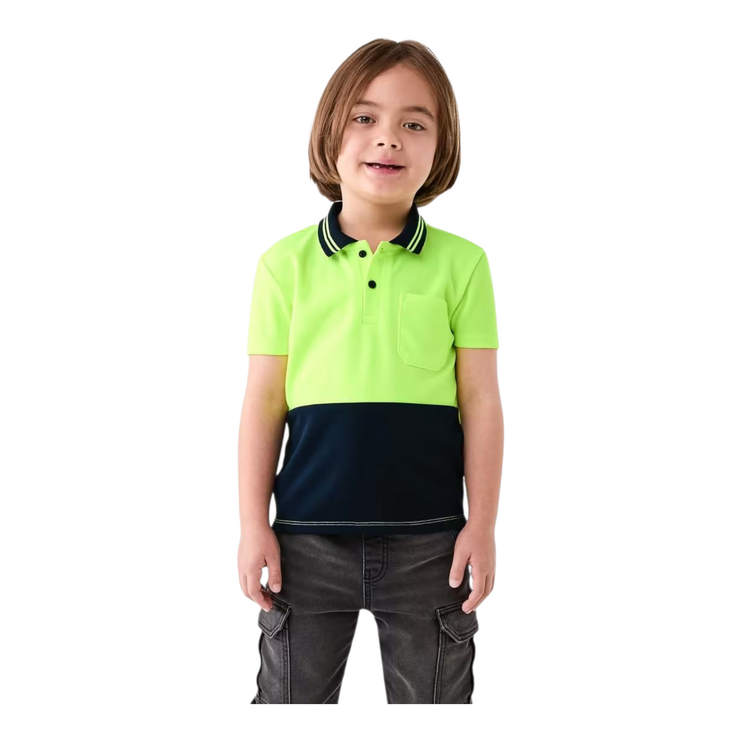 Mini Me Work Polo T-shirt -(size 1-2Y)