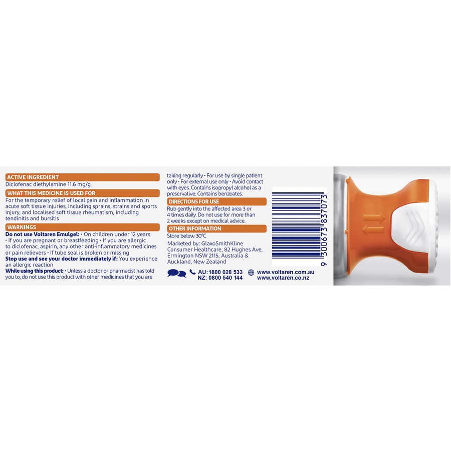 Voltaren Emulgel No Mess Applicator 75g