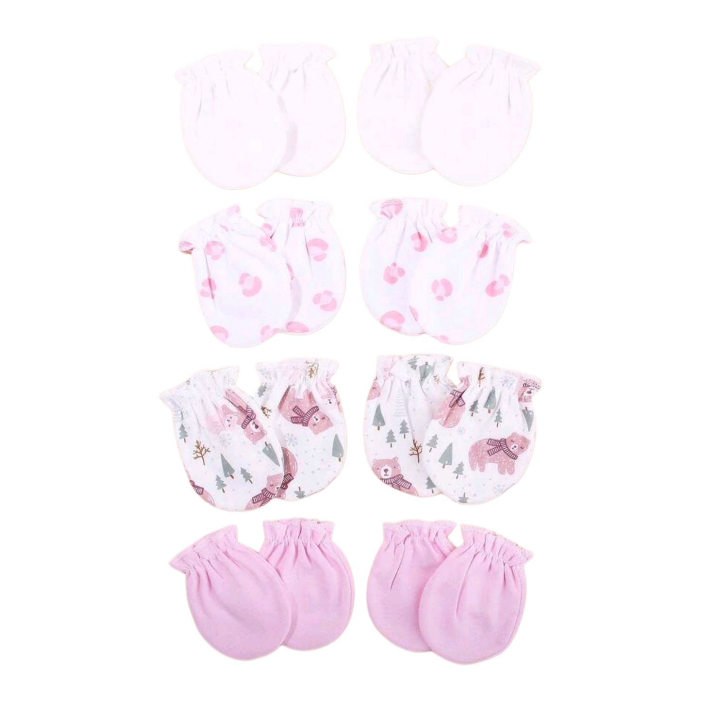 8pairs newborn mitten