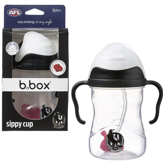 B.Box Sippy Cup AFL Collingwood 240ml