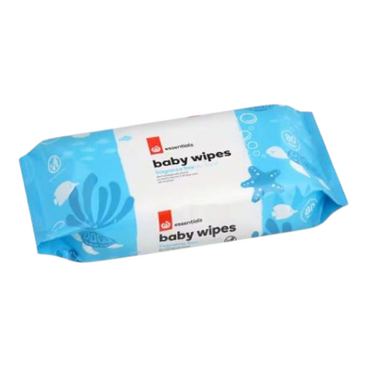 Baby Wipes Fragrance Free 80pk