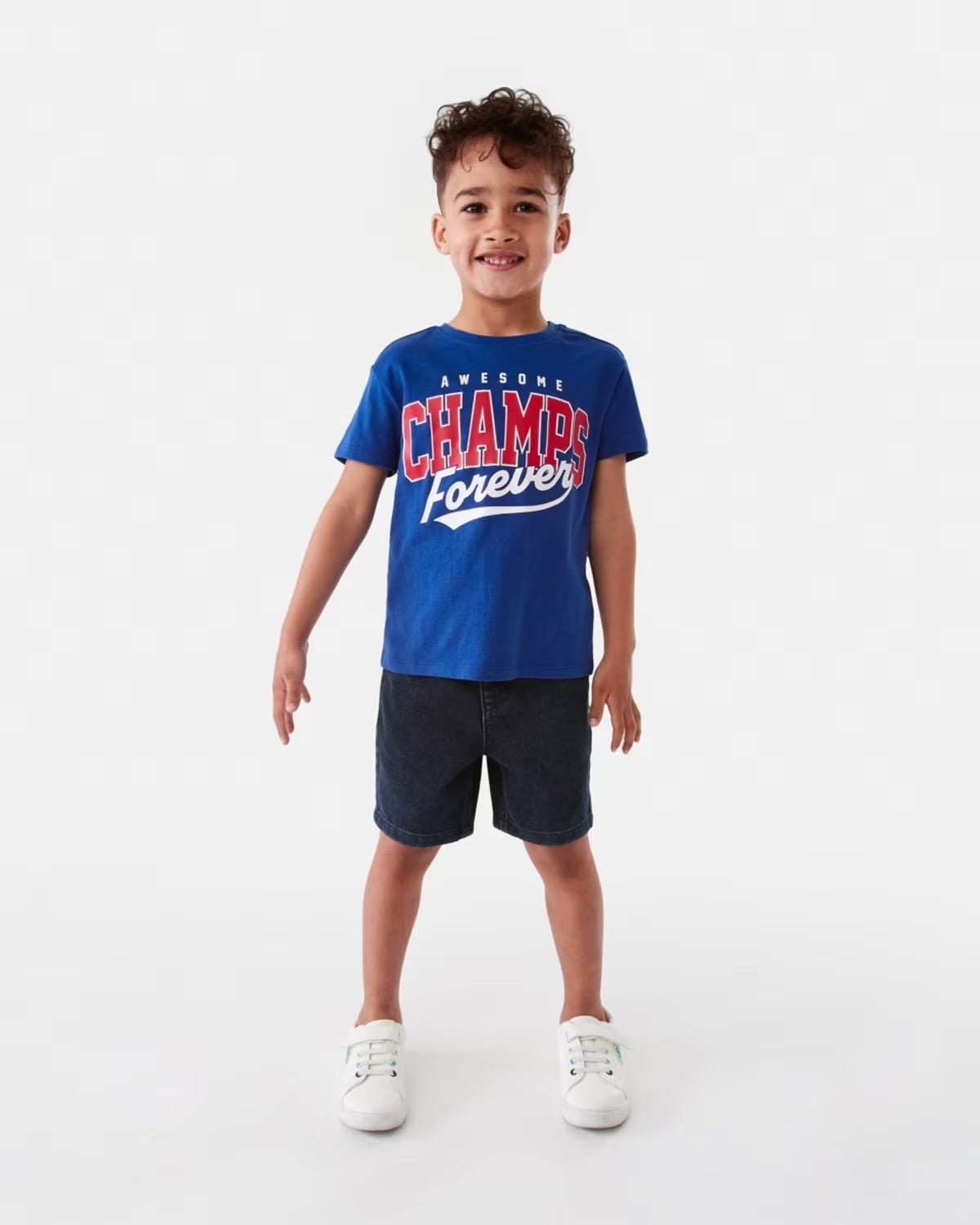 Chest Print T-shirt -(size 1-2Y)