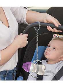 Silicone Anti-drop Rope For Baby Bottles, Water Bottles And Toys. It Is Suitable For Strollers, High Chairs And Car Seats. It Does Not Contain Bpa.