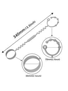 Silicone Anti-drop Rope For Baby Bottles, Water Bottles And Toys. It Is Suitable For Strollers, High Chairs And Car Seats. It Does Not Contain Bpa.
