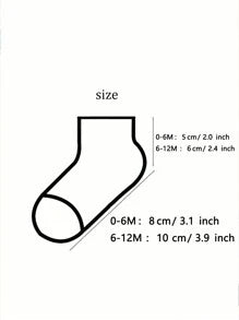 6 Pairs Baby Spring/Summer Sports Shoes Laces Socks, Soft/Breathable/Comfortable, Suitable For Daily Casual Wear, Independent Day Elements