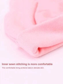 3sets Newborn Baby Double Layer Hat & Anti-Scratch Mittens Set, Breathable & Soft