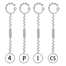 Silicone Anti-drop Rope For Baby Bottles, Water Bottles And Toys. It Is Suitable For Strollers, High Chairs And Car Seats. It Does Not Contain Bpa.