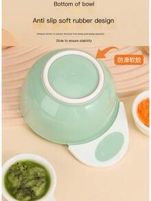 1pc Baby Hand-Powered Food Grinder, Infant & Toddler Feeding Puree Blender, Fruit/Vegetable Masher & Bowl Set, Feeding Utensils, Infant Care Supplies